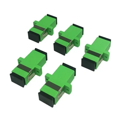 Immagine di CERRXIAN SC adattatore monomodale in fibra ottica femmina a APC Simplex accoppiatore di rete connettore Internet con pannello montaggio