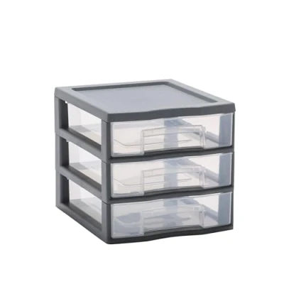 Immagine di Sundis TAG TOWER formato A6, 3 cassetti con porta etichette e sistema anticaduta, Antracite