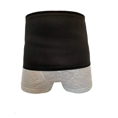 Immagine di EXTREME Morbido elastico Stoma Bandage Colostomia Fascia per stomia Cintura Shaper Dimagrante Vita Cincher con Silicon 25 cm di larghezza, Nero, 91/97