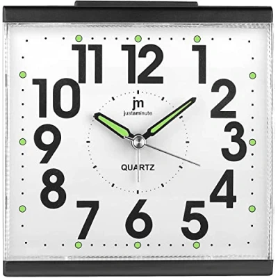 Immagine di LOWELL SVEGLIA QUARZO ANALOGICA CON LUCE SNOOZE E SUONERIA IN 3 COLORI JA7090 (Nero)