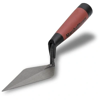 Immagine di Marshalltown M46115D Cazzuola a punta acuta, con manico Durasoft, modello London, 12,7 cm