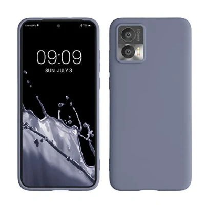 Immagine di kwmobile Custodia Compatibile con Motorola Edge 30 Neo Cover Back Case per Smartphone in Silicone TPU Protezione Gommata lavanda opaco