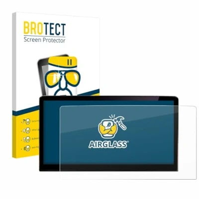 Immagine di brotect Pellicola Protettiva Vetro per Skoda Enyaq iV 80 2021 Infotainment System 13&quot; Protezione Schermo [Durezza Estrema 9H, Chiaro]
