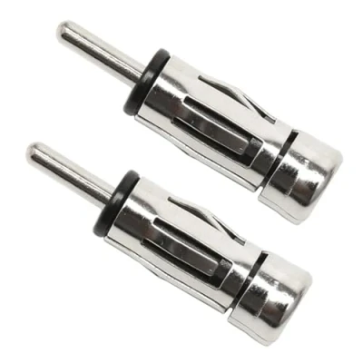 Immagine di Yoezuo 2 pcs Adattatore Antenna ISO/Radio DIN, Radio Auto, Universal per da ISO a DIN Ricevitore Stereo Autoradio(Argento)