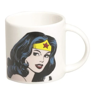 Immagine di Excelsa Super Eroi Tazza CaffèWonder Woman 100 ml, Porcellana, Bianco, 1 unità (Confezione da 1)