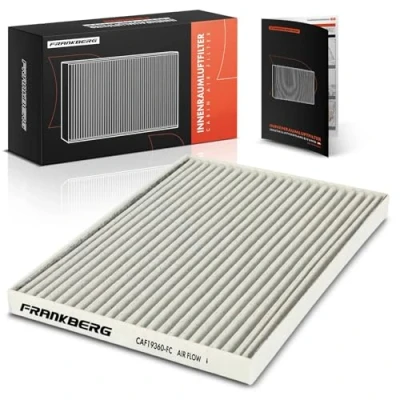 Immagine di Frankberg Filtro aria abitacolo antipolline con a carboni attivi Compatibile Qashqai +2 I J10 JJ10E NJ10 1.5L 2.0L 2007 2013 X Trail T31 2.5L Replace# 27277JD10A