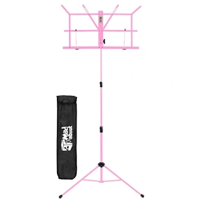 Immagine di Mad About MA MS05 Supporto pieghevole per spartiti portatile con borsa il trasporto, colore: Rosa