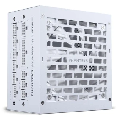 Immagine di Phanteks AMP GH 750W 80 Plus Gold Alimentatore di Rete, PCIe 5.1, ATX 3.1 750 Watt, Bianco