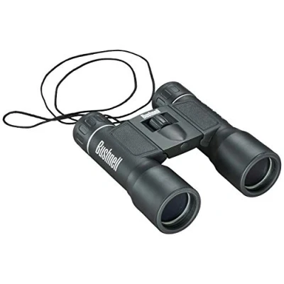Immagine di Bushnell Powerview 16x32 Nero Prisma a tetto Insta Focus Diottrica regolabile Estrema robustezza Osservazione degli uccelli Visite turistiche Viaggi Binocolo compatto 131632