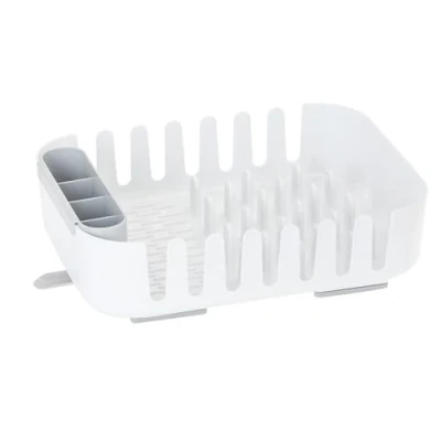 Immagine di VIGAR Rengo scolapiatti in plastica, Bianco E Grigio, 38.5x29x10.5, 4 unità
