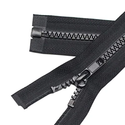 Immagine di ByaHoGa 2 Pezzi 45 cm # 5 separare Cerniere Chiusure Lampo per Jacket Cucire Cappotti Giacca plastica (45 Pezzi)