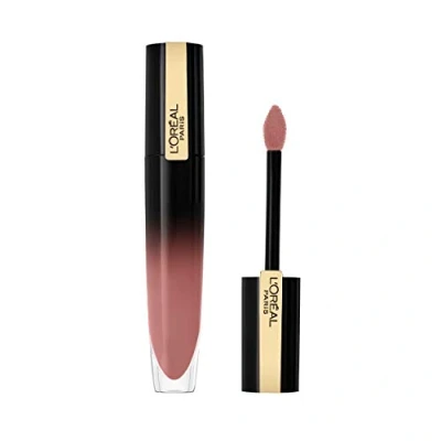 Immagine di L&#039;Oréal Paris Rouge Signature Brilliant 301 Be Determined, rossetto a inchiostro nude, leggero e intenso, con finitura lucida, 7 ml 3600523794829