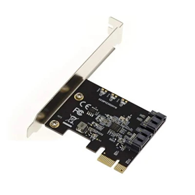 Immagine di KALEA INFORMATIQUE Scheda Controller PCI Express PCIe Type 3.0 to SATA 2 Ports con chipset JMB582 Profilo Alto e Basso