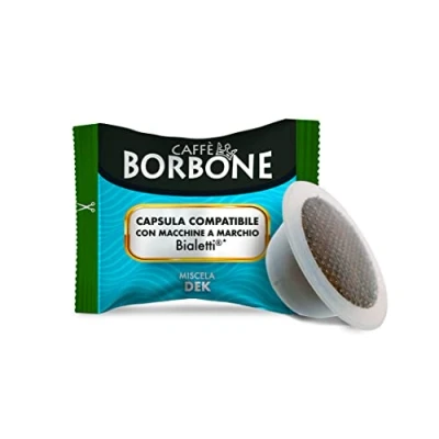 Immagine di Caffè Borbone Miscela Decaffeinata 100 Capsule Compatibili con Macchine a marchio Bialetti*