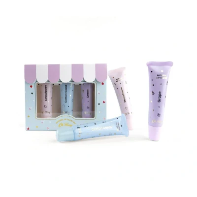 Immagine di Oh Flossy, Rossetto + Lucidalabbra, Set di lucidalabbra naturali 3 FL030346