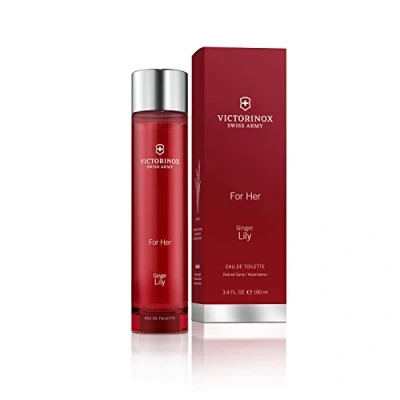 Immagine di VICTORINOX Swiss Army For Her Ginger Lily, Eau de Toilette da donna, profumo con zenzero e mughetto, fresco tonificante, vegano, 100 ml, V0001298