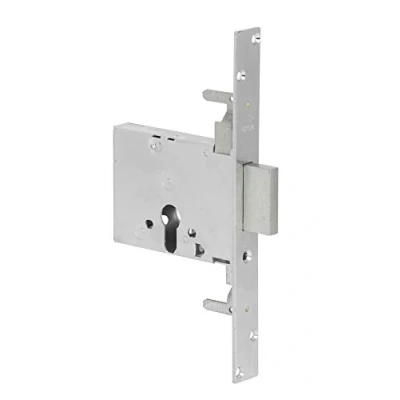 Immagine di CISA 156016700, Serratura da Infilare a cilindro con predisposizione per chiusure supplementari, Frontale in Acciaio Rivestimento Zinco, Entrata 70mm, Ambidestra