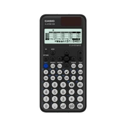 Immagine di Casio FX 87DE CW Calcolatrice tecnica scientifica Nero Display (cifre): 10 A batteria, energia solare (L x P) 77 10.7 162 mm