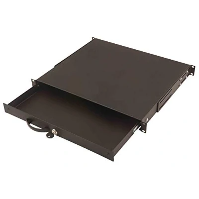Immagine di Digitus DN 19 KEY 1U SW pollici Cassetto per armadio rack 1 U Nero