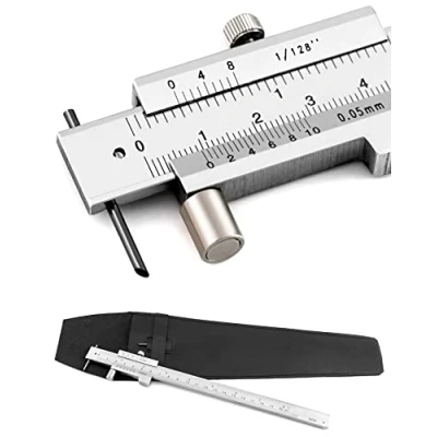 Immagine di QWORK® Calibro a corsoio , 0 20 cm strumenti di marcatura in acciaio inossidabile