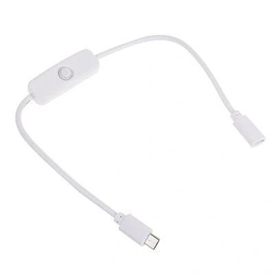 Immagine di SCUDGOOD cavo micro USB con interruttore a pulsante di accensione conveniente prolunga per e altro femmina maschio