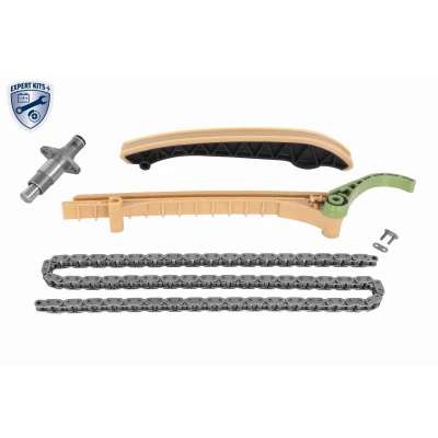 Immagine di VAICO V30 10003 BEK Kit catena distribuzione con tendicatena, guide di scorrimento per albero a camme maglia giunzione catena, Simplex