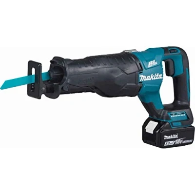 Immagine di SCIE RÉCIPRO MAKITA 18 V LI ION 5 AH + 2 BATTERIES BL1850N CHARGEUR COFFRET MAK PAC DJR187RTE