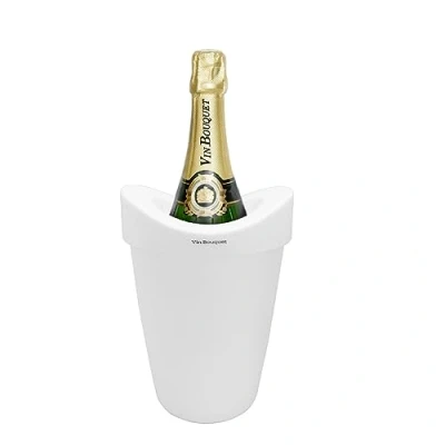 Immagine di VB VIN BOUQUET FIE 1237 Secchio refrigeratore vino colore bianco per servire il o spumante alla temperatura perfetta