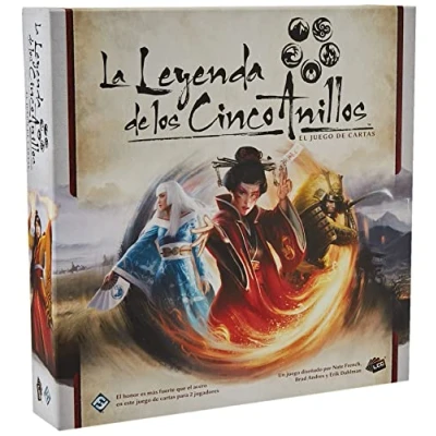 Immagine di Asmodee La leggenda dei cinque anelli, gioco di carte (Fantasy Flight Games FFL5C01)