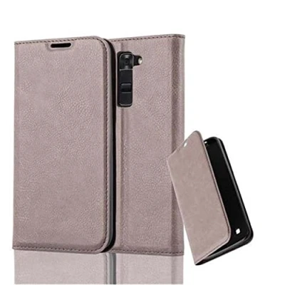 Immagine di Cadorabo Custodia Libro per LG K7 2017 in Bruno Café con Vani di Carte, Funzione Stand e Chiusura Magnetica Portafoglio Cover Case Wallet Book Etui Protezione