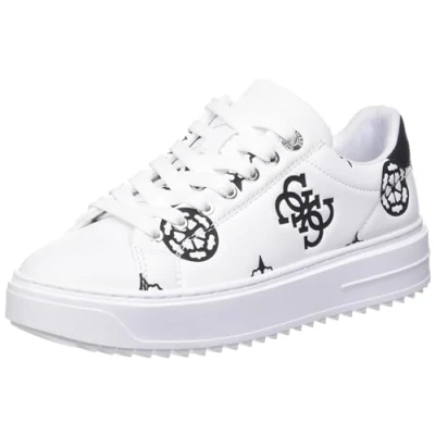 Immagine di GUESS Denesa, Scarpe da Ginnastica Donna, Bianco 148, 37 EU