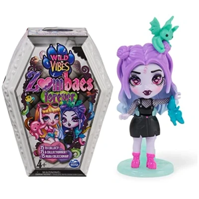 Immagine di Zombaes Forever, Wild Vibes, Statuetta da Collezione Zombie, Accessori per Bambole e bara (Disegni Possono variare), 8,9 cm, Giocattolo Bambini Ragazze, Medium, 6068189