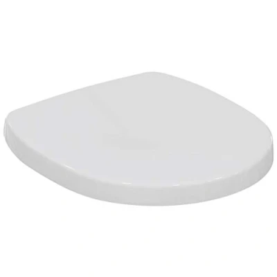 Immagine di Ideal Standard Connect Space, Copriwater originale dedicato, Sedile a chiusura rallentata con cerniere in acciaio, Bianco