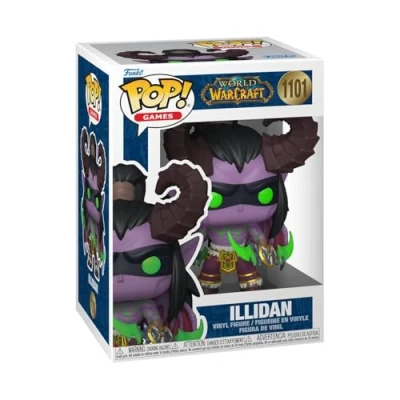 Immagine di Funko Pop! Games: World Of Warcraft Illidan Stormrage Probabilità di 1/6 per la Variante Chase Figura in Vinile da Collezione Idea Regalo Merchandising Ufficiale Video Games Fans