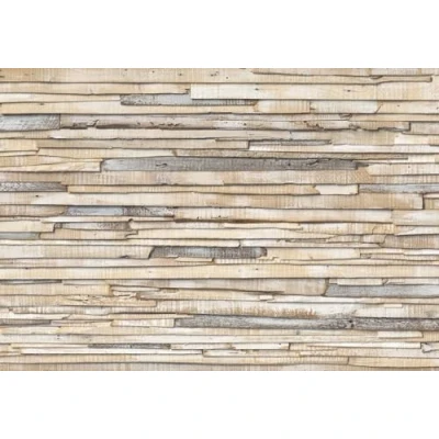 Immagine di Komar 8 920 368 x 254 cm, sbiancato in legno ruvido colore: bianco/carta da parati, bianco (confezione 8)