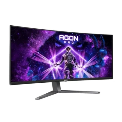 Immagine di AOC Agon PRO AG346UCD Monitor gaming curvo OLED WQHD da 34 pollici, 175 Hz, 0.03 ms, FreeSync Premium Pro, comp. G Sync, HDR400 (3440x1440, 2X HDMI, DisplayPort, Hub USB) nero