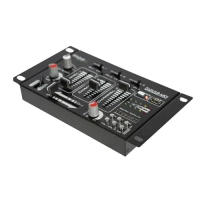 Immagine di Ibiza DJ21USB MKII Mixer a 4 vie/7 canali con vari ingressi USB Nero