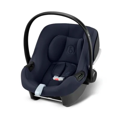 Immagine di CYBEX Seggiolino auto Aton B2 i Size, Dalla nascita a circa 24 mesi, Max. 13 kg, con riduttore per neonato, Compatibile SensorSafe, Blu (Bay Blue)