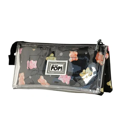 Immagine di Oh My Pop! Gummy Astuccio Triplo Clear, Multicolore, 23 x 11 cm