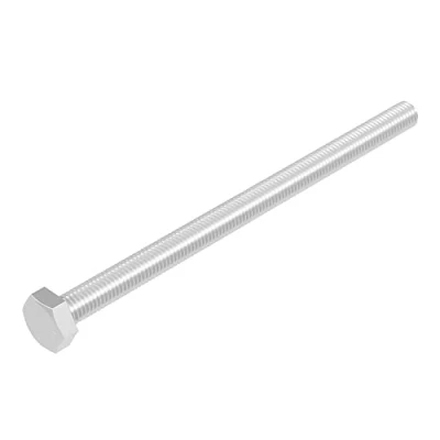 Immagine di SECCARO Viti a testa esagonale, M6 x 120 mm, in acciaio inox V2A VA A2, DIN 933/ISO 4017, esagonali esterni, 20 pezzi