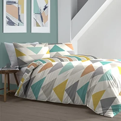 Immagine di Fusion Loxton Set copripiumino Letto singolo in Multi