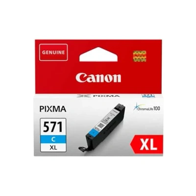 Immagine di Canon CLI 571XL C Cartuccia certificata Formato XL Ciano Imballaggio Cartone Riciclabile
