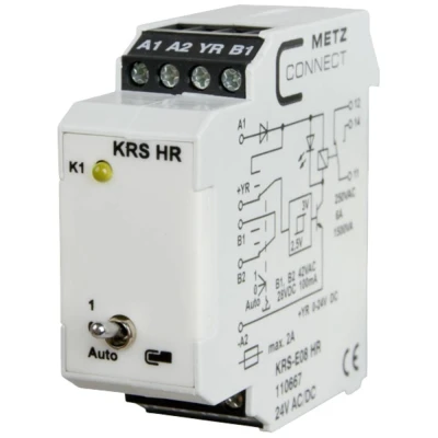 Immagine di Interruttore a valore di soglia 24, 24 V/AC, V/DC (max) 1 scambio Metz Connect 110667 pz.