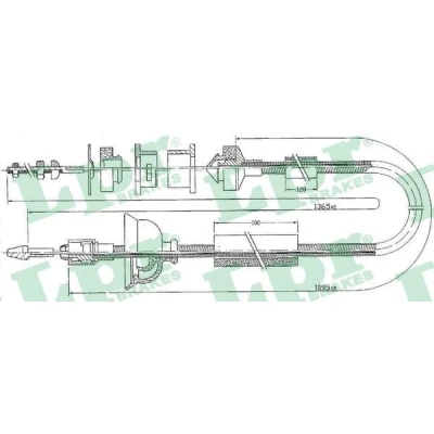 Immagine di LPR C0170C Cavo Frizione con regolazione manuale