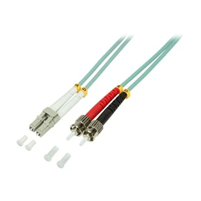 Immagine di Cavo LogiLink FP3LT03 Fibra ottica [1x Spina LC 1x ST] 50/125 µ Multimode OM3 3.00 m