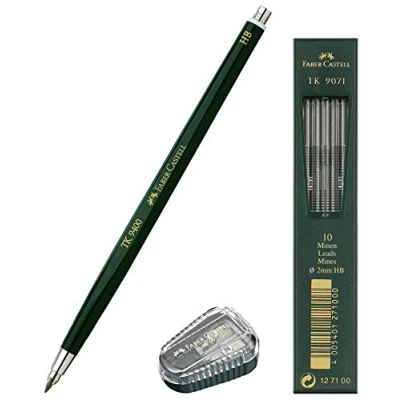 Immagine di TK® Temperamatite, con contenitore di raccolta + mina TK9071 HB penna TK9400