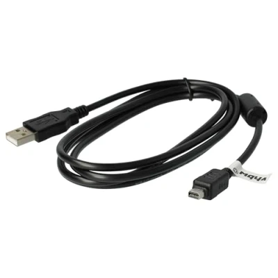 Immagine di vhbw Sostituisce CAVO USB DATI compatibile con OLYMPUS Stylus E series, serie FE, ecc USB5 CB, CB USB6