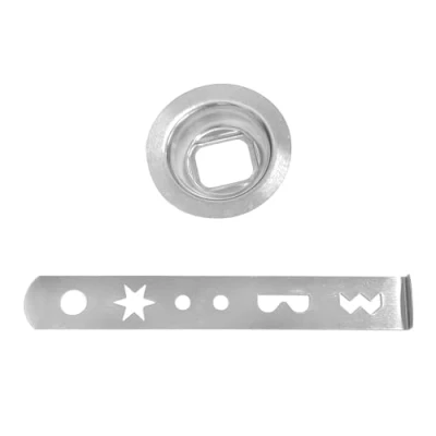 Immagine di 1 set di accessori per pasticceria in acciaio inox, biscotti con bordini, pasticceria,