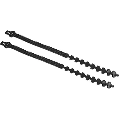 Immagine di Windhager 07056 Set di 2 Fascette in Gomma per Piante, Flessibili Alberi, Nastro Fissaggio Colore: Nero