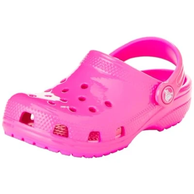 Immagine di Crocs Classic Clog K, Zoccoli Unisex Bambini e ragazzi, Neon Highlighter (Pink Crush), 37/38 EU